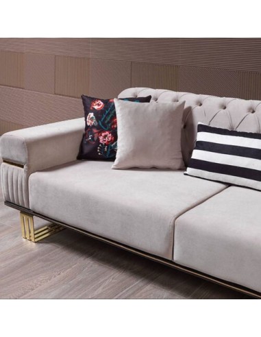 buy luxe modern comfortable ivory sofa set at the best price