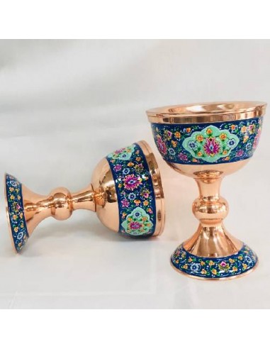 Stunning Persian Handmade Copper Dishes Set