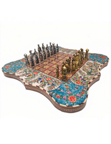 Peruvian Chess Games Wooden Chess Games Inca Chess Game 