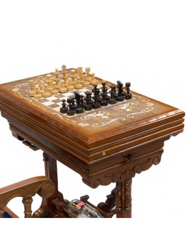 Hand Carved Luxury Chess / Backgammon Board Ornamental