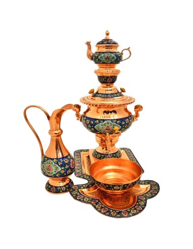 minakari samovar tea maker set