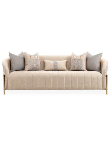grey and ivory modern sofa
