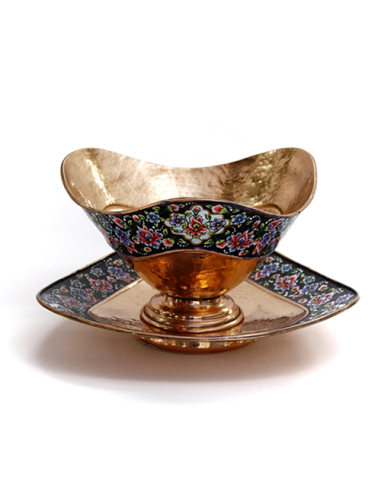 Buy Decorative Bowl in Toronto| Painted Copper Bowl