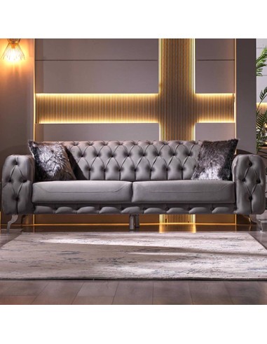 grey Chesterfield modern sofa