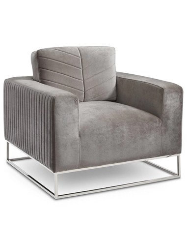 grey modern sofa chair