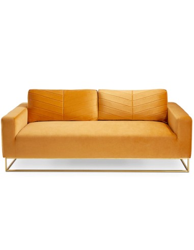 amber modern sofa couch