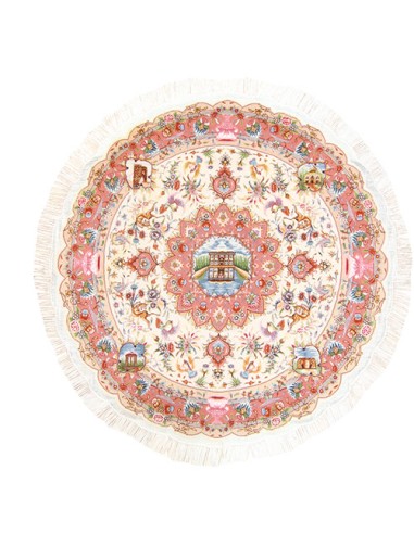 persian-round-carpet