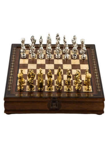 wooden chess set