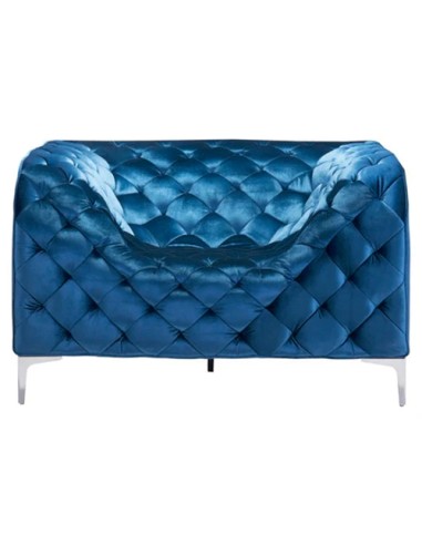 modern single sofa chair in blue