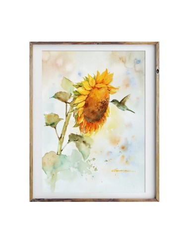 Sunflower Watercolor Painting AG-2303