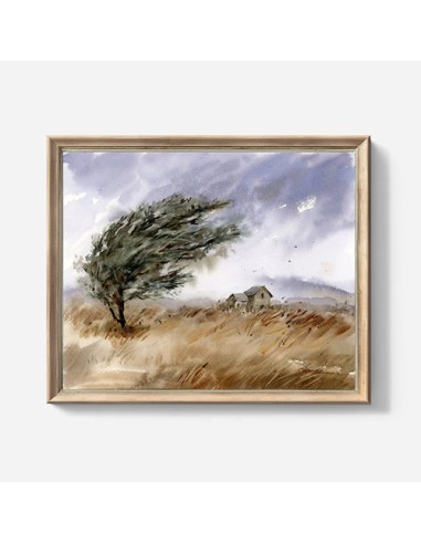 Farm Landscape Canvas Painting