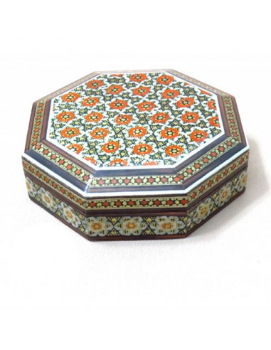 octagonal jewelry box with rose gold logo nice Jewelry box for