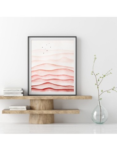 Abstract Mountains Painting