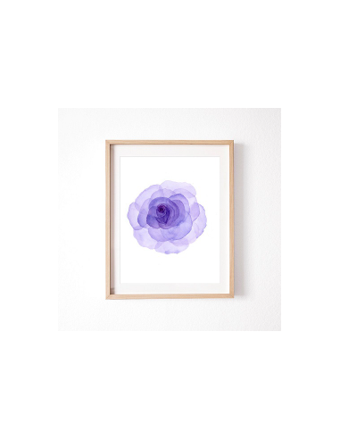 Purple Rose Canvas Painting AG-2376