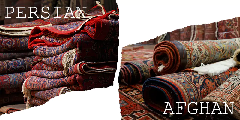 afghan rugs vs persian rugs