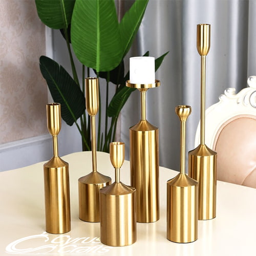 Gold Candle Holders | CyrusCrafts Online Store