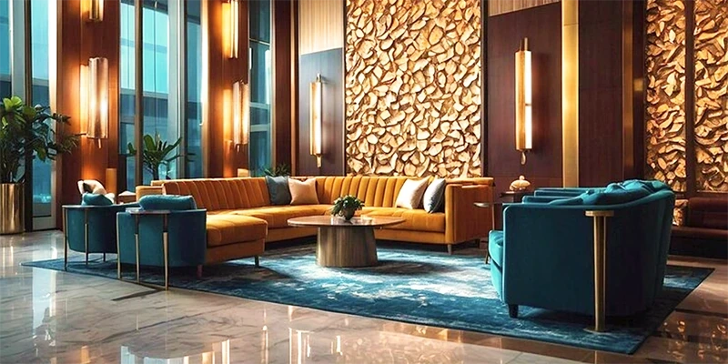 upholstered hotel furniture