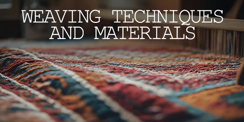 pakistani rugs weaving techniques and materials