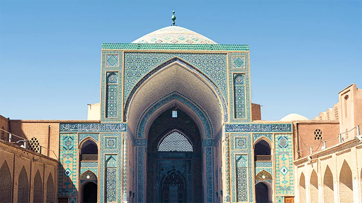 Ilkhani architecture of Yazd mosque