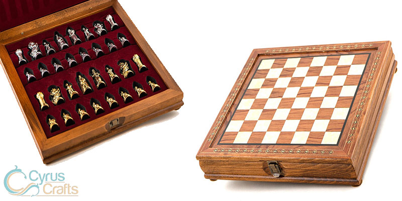 Brass and Wooden Chess set