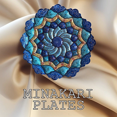 Persian Minakari Decorative Plate HC-820