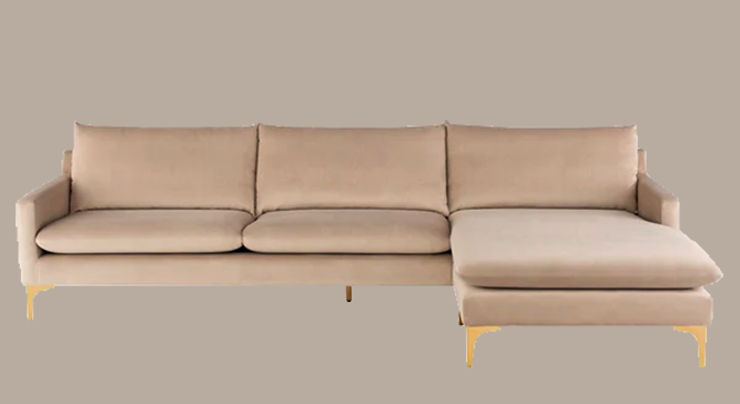 beige sectional modern couch for sale