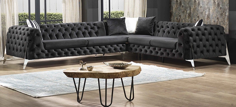 black corner sofa in Toronto