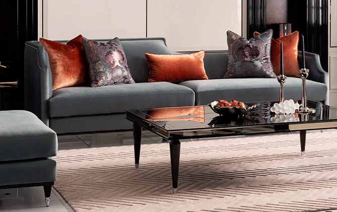 modern azure grey sofa for sale