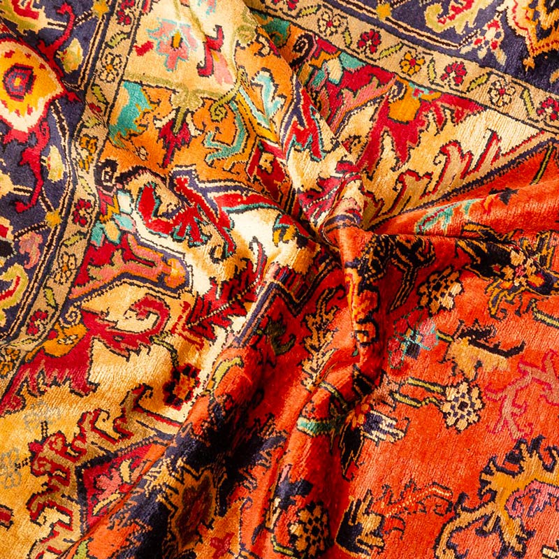 Persian silk rug