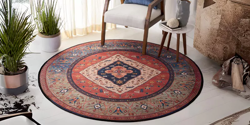 persisn circle rug - persian round rug