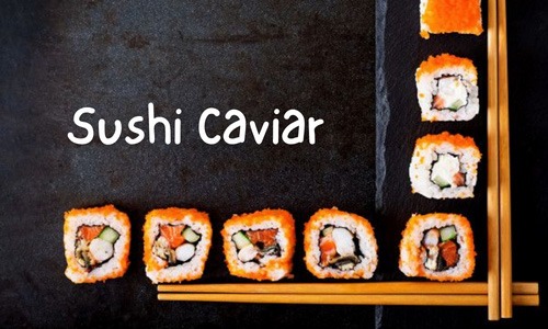 What are the Most Common Types of Sushi Caviar?